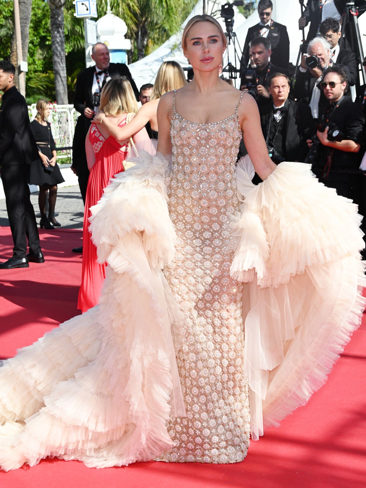 Kimberley Garner at Kinds Of Kindness Premiere 2024 Cannes Film Festival4